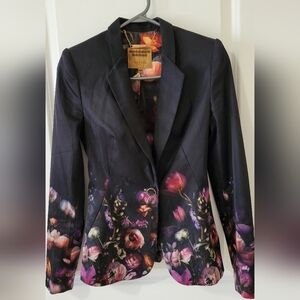 Ted Baker Floral Printed Blazer